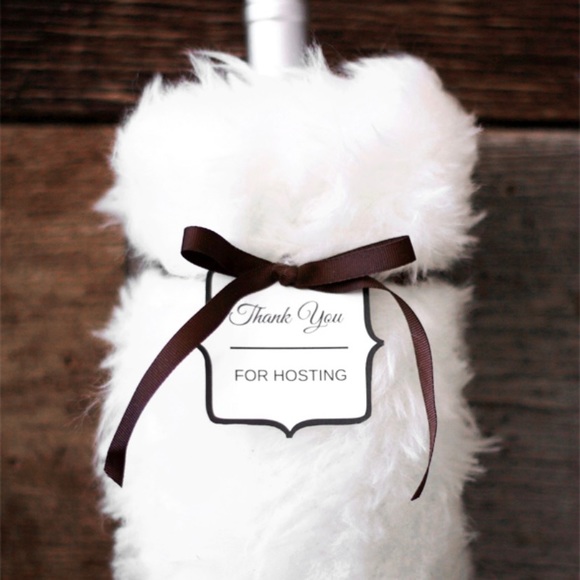 SOLD Restoration Hardware Lux Fur Wine Bag - Picture 7 of 7